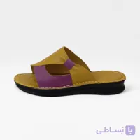 صندل زنانه طبی چرمی دو رنگ | 3 رنگ