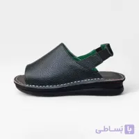 صندل زنانه طبی چرمی پشت کشی 4 رنگ