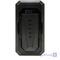 جامپ استارتر چندکاره آکو مدل AJS-1 ظرفیت ۶۸۰۰ میلی‌آمپر با چراغ LED و پمپ باد