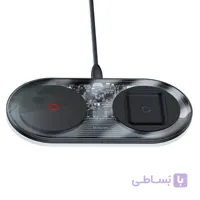 شارژر وایرلس گوشی و ایرپاد بیسوس مدل Baseus Simple BS-W508 Turbo Edition توان 20 وات