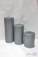 ست شمع استوانه ای قطر ۸ سانت