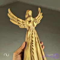 مجسمه دیواری چوبی فرشته