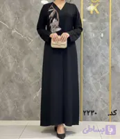 مانتو کرپ بلند کد محصول 2230