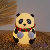 چراغ خواب سیلیکونی پاندا شال‌گردنی