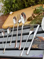 سرویس قاشق چنگال جدید عروس یونیک اصلی (جدیدترین و شیک ترین ) مدل ماهی دهنه اروپایی مینی مال ۲۴ نفره ۱۲۰ پارچه Unique Germany 🇩🇪