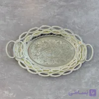 سینی پذیرایی شیک و مجلسی دو تیکه بیضی زیبا zew home 107sg