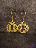 گوشواره برنجی طرح نارستان