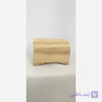 جعبه هدیه چوبی جا جواهراتی چوبی خام سایز متوسط