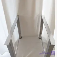 پایه‌ فلزی جفتی میز ناهار خوری  و اداری سایز بزرگ رنگ ثابت کوره ای