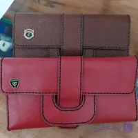 کیف چرم طبیعی دست دوز زنانه مدل لاله