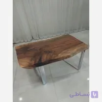 میز نهار خوری و جلو مبلی 4 نفره روستیک گردو