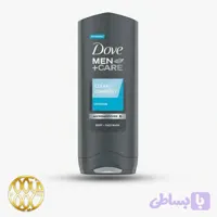 شامپو بدن و صورت داو Dove Men+Care مدل Clean Comfort (۲۵۰ میل) | ۲۴ ساعت تغذیه با میکرومویستچر