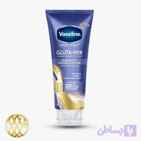 لوسیون سرم روشن‌ کننده وازلین مدل Gluta-Hya Dewy Radiance (330 میل) | درخشش و آبرسانی با 10 برابر قدرت ویتامین C
