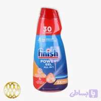 ژل ماشین ظرفشویی فینیش مدل Power Gel All in 1 حجم 600 میل | قدرت چربی‌زدایی ۳X