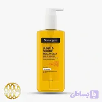 ژل شست‌وشوی صورت نوتروژینا Clear & Soothe (۲۰۰ میل) | تسکین‌دهنده با زردچوبه