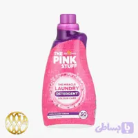 مایع لباسشویی معجزه‌گر پینک استاف (The Pink Stuff) ۹۶۰ میل | لکه‌بری قوی با رایحه ریواس