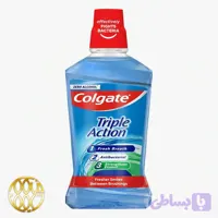 دهانشویه کولگیت تریپل اکشن (Colgate Triple Action) – فاقد الکل – ۵۰۰ میلی‌لیتر