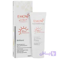 کرم ضد آفتاب ضد لک SPF50 (بی رنگ) امونی