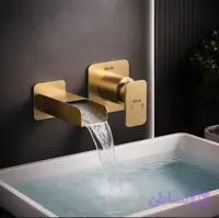 روشویی سوپرفلت طلایی مات