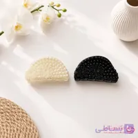 کلیپس مو مرواریدی گل دار ۹ سانتی صائم شاپ کد ۵۹۴