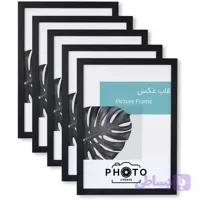 قاب عکس سایز 30x40 مدل 2 سانتی بسته 5 عددی رنگ مشکی