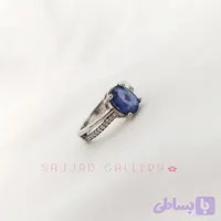 انگشتر یاقوت کبود زنانه