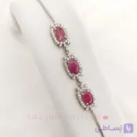 دستبند یاقوت سرخ زنانه