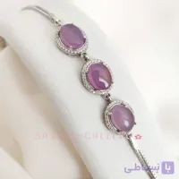 دستبند عقیق سوسنی یمن زنانه