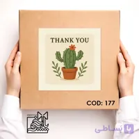 برچسب تنکیو طرح کاکتوس