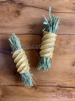 اسباب بازی خرگوش مدل مارپیچ  علوفه ساقه گندمی
