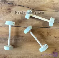 اسباب‌بازی خرگوشی مدل دمبل ساده چوبی