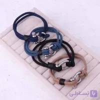 دستبند طنابی اسپرت مردانه با قفل لنگر اصلی