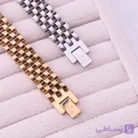 دستبند استیل رولکس 12 میل مردانه با حک ROLEX