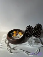 شمع ظرفی گرد مدل پاییزی (کد ZEUCQ)