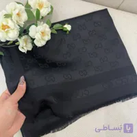 شال مشکی مجلسی مارک گوچی