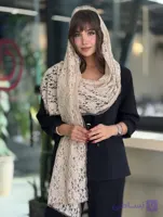 شال گیپور گل مخمل برجسته وارداتی