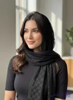 شال تور دور دانتل مارک گوچی