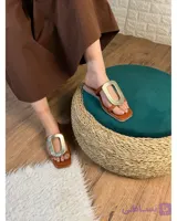 صندل یراق طلایی ملیکا عسلی کد 697