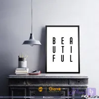 تابلو تایپوگرافی مثل ستاره ها بدرخش - کد Giove_Frame_B01AA