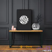 تابلو تایپوگرافی Holly Shit - کد Giove_Frame_HS01AA
