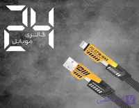 کابل شارژ چهار کاره FLAT WIRE قابلیت شارژ همه مدل گوشی و تبلت