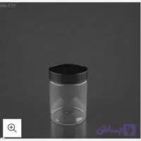 جار نیم کیلویی مدل استوانه شفاف بادرب ساده-50عددی (کد T1QZW)