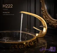 شیرروشویی مدرن برند هایشین hyshin کیفیت محصول فوق العاده جنس بدنه برنجی با دوام بالا
