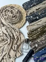 شال نخی سبز لجنی خوش ایست مناسب فصل