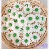 گیفت شمع گل بابونه(مارگاریت و ارکیده )