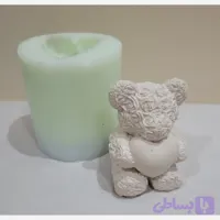 قالب سیلیکونی تدی قلب دردست 4سانت