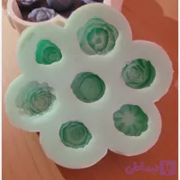 قالب سیلیکونی شمع 7گل (کد MPZ3L)