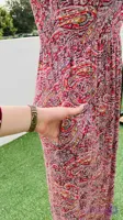 پیراهن ساحلی کرپ کش زنانه بلند /کد ۱۰۲۰