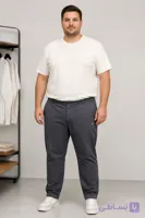شلوار مردانه کتان مدل رگولارفیت برند  Jack & Jones (اورجینال) رنگ مشکی کد 301011