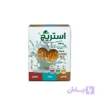 بسته ترکیبی شیر بادام و نبات سه طعم 200 گرمی استریج